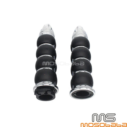 Chrome Spike Throttle Control Hand Grips 1'' for Honda VTX1300 (2003-2009)