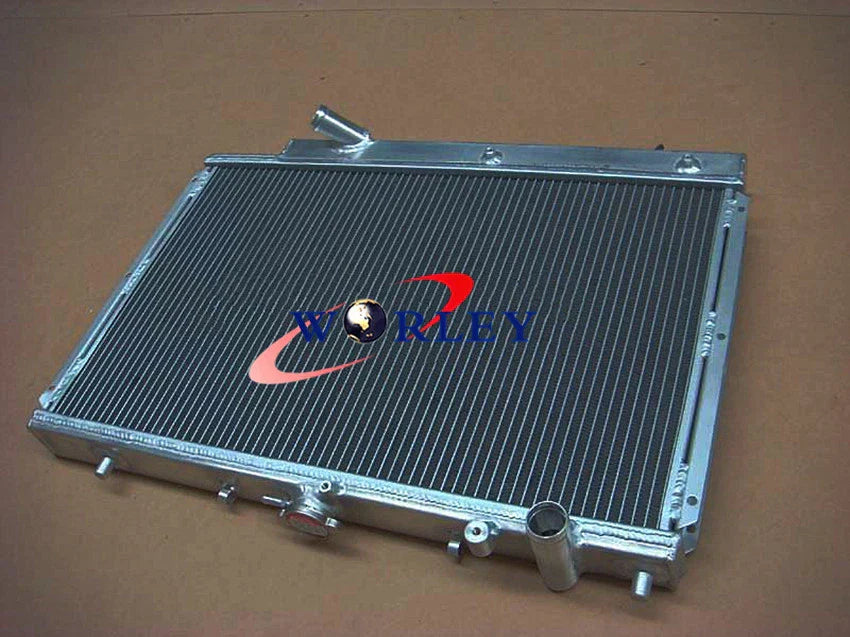 Aluminum Radiator & Fan for Mazda 323 BG GTX GTR Familia Protege (89-94)