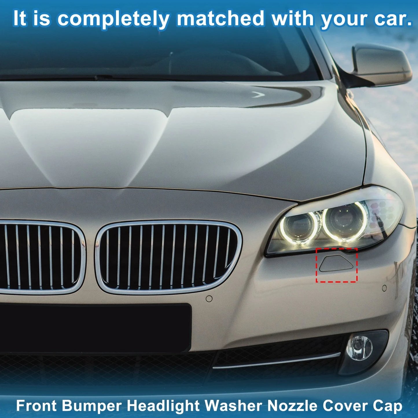 Front Left Washer Nozzle Cover Cap for BMW 528i (2014-2016)