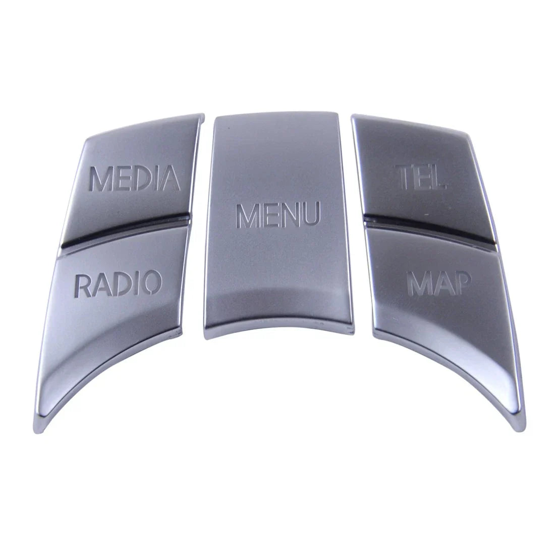 5 x Multimedia Button Cover Trims for BMW 2 3 4 5 6 X5 X6 Series (2014-2023)