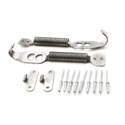 Aluminum Alloy Bonnet Hook Pin Lock Latch Fastener for Car (Silver)