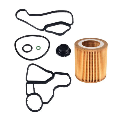 1 Set Car Oil Filter Housing Gasket & Cooler Seal for BMW X3 N26 N52 N54 N56