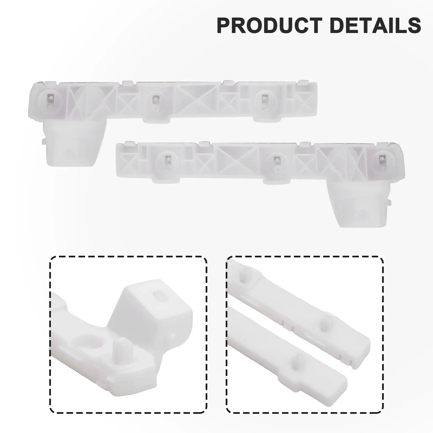 Front Bumper Bracket 2 x for Mitsubishi Lancer (2008–2017)