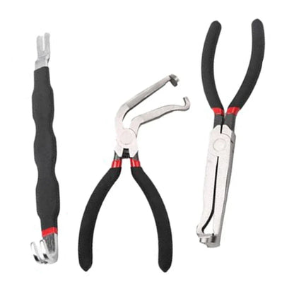 3 x Pliers Set for Automotive Electrical and Fuel Line Disconnecting