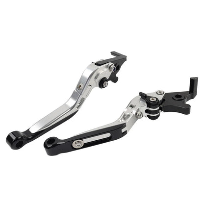 Silver CNC Extendable Brake Clutch Levers for BMW R1200/1250GS (2013-2020)