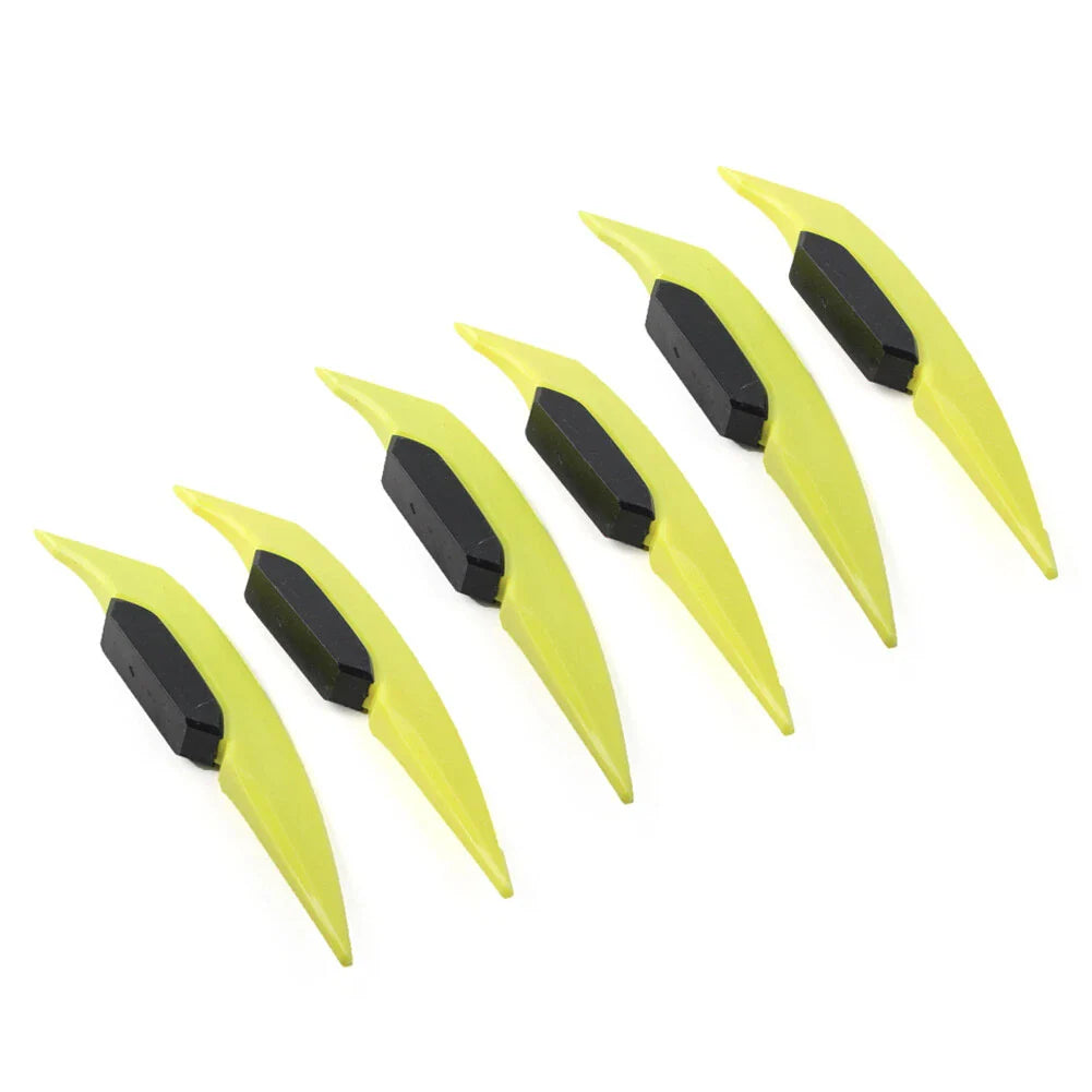 3 x Motorcycle Fairing Winglets Side Spoiler Deflectors for Universal Models