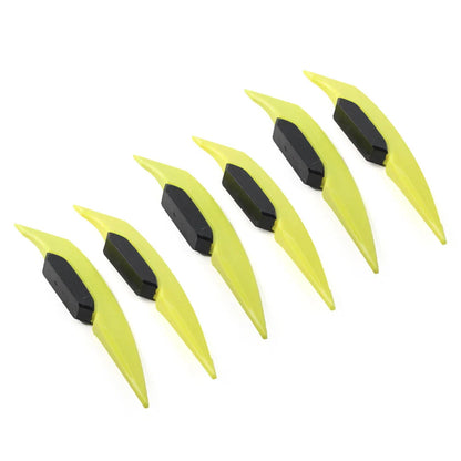 3 x Motorcycle Fairing Winglets Side Spoiler Deflectors for Universal Models