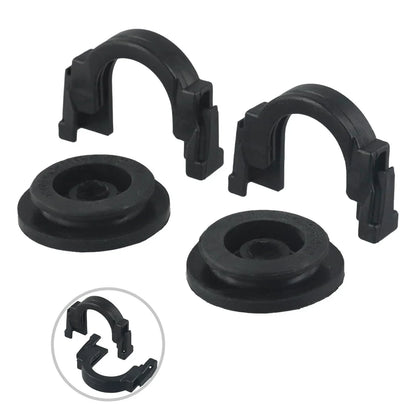 2 x Upper Radiator Mount Bracket & Bushing For Nissan Rogue