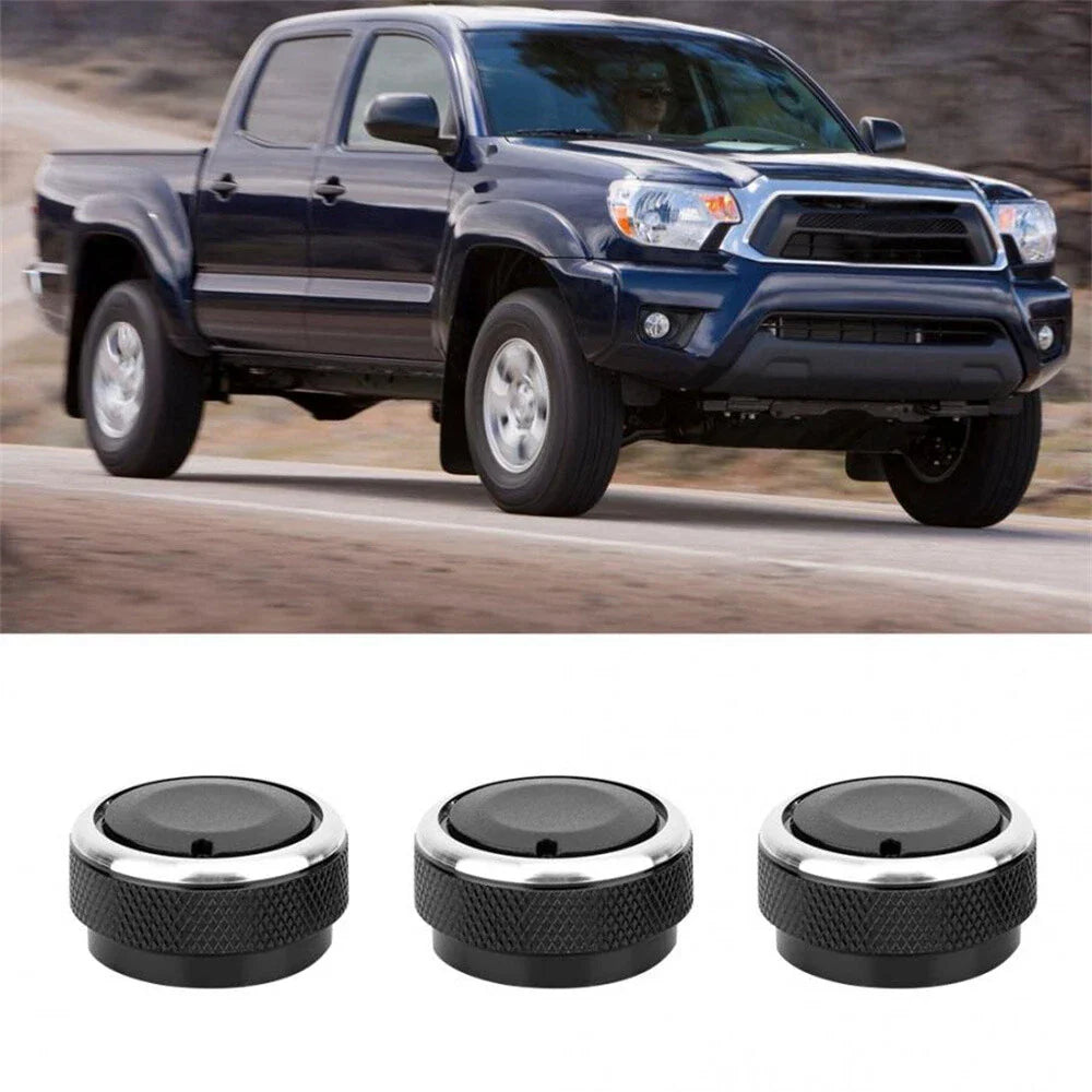 3 x Car Switch Knob Heater Climate Control Button for Tacoma Vios (2002-2015)