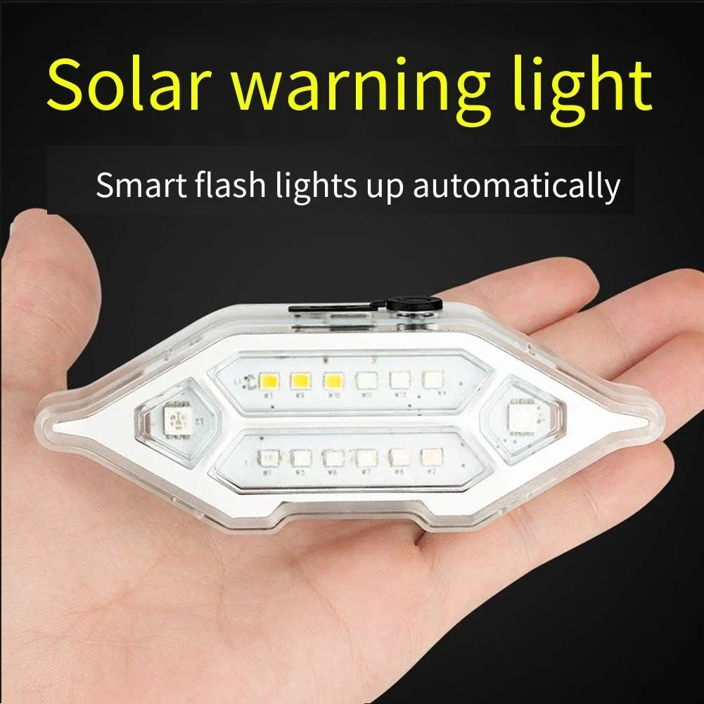 Solar Car Anti Theft Light with USB Charging