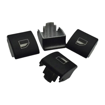4 x Car Window Switch Button Caps for BMW E46 323i 325i 330i M3 328i (1998-2006)