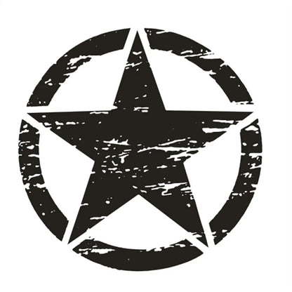 Black Graphic Decal Sticker 50cm x 50cm for Jeep Wrangler