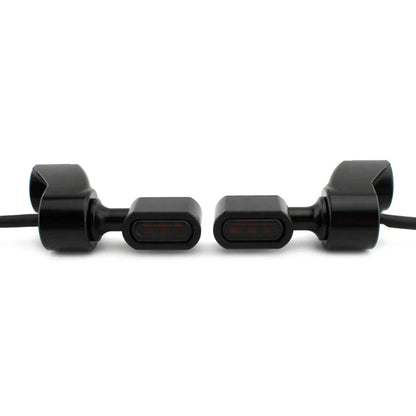 Black Front Fork Turn Signal Indicator Light for Harley FXR (1987-2000)