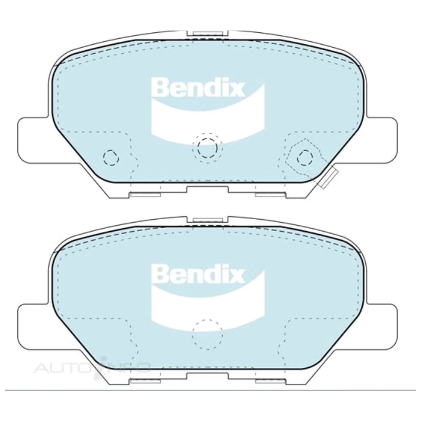 GCT Rear Disc Brake Pad Set for Mazda 6 GJ (2012-2016)