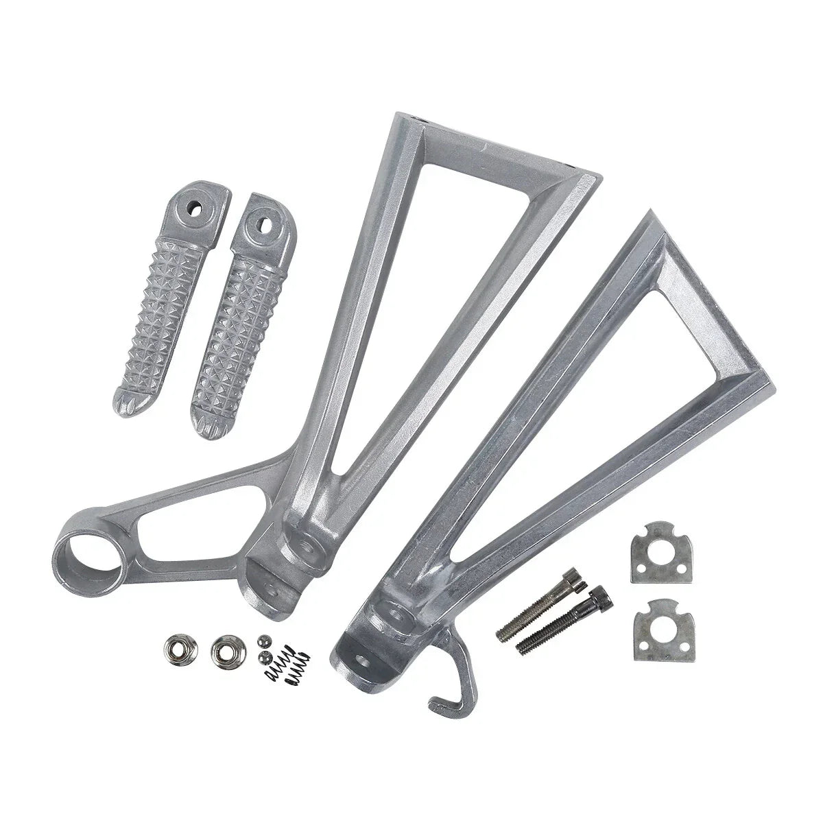 Passenger Footrests Pegs Bracket Set for Yamaha YZF R6 (2003-2009)