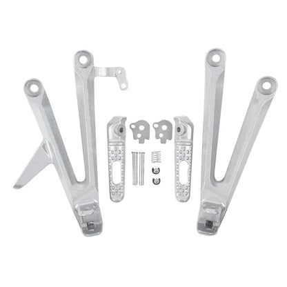 3 x Footrests Footpegs Bracket Set for Honda CBR1000RR (2004 - 2007)