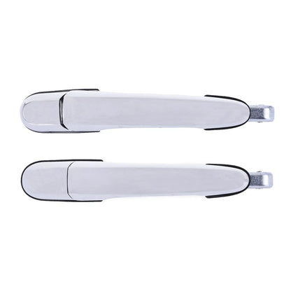 2 x Rear Left + Right Outer Door Handle Chrome for Hyundai Tucson (2004–2010)