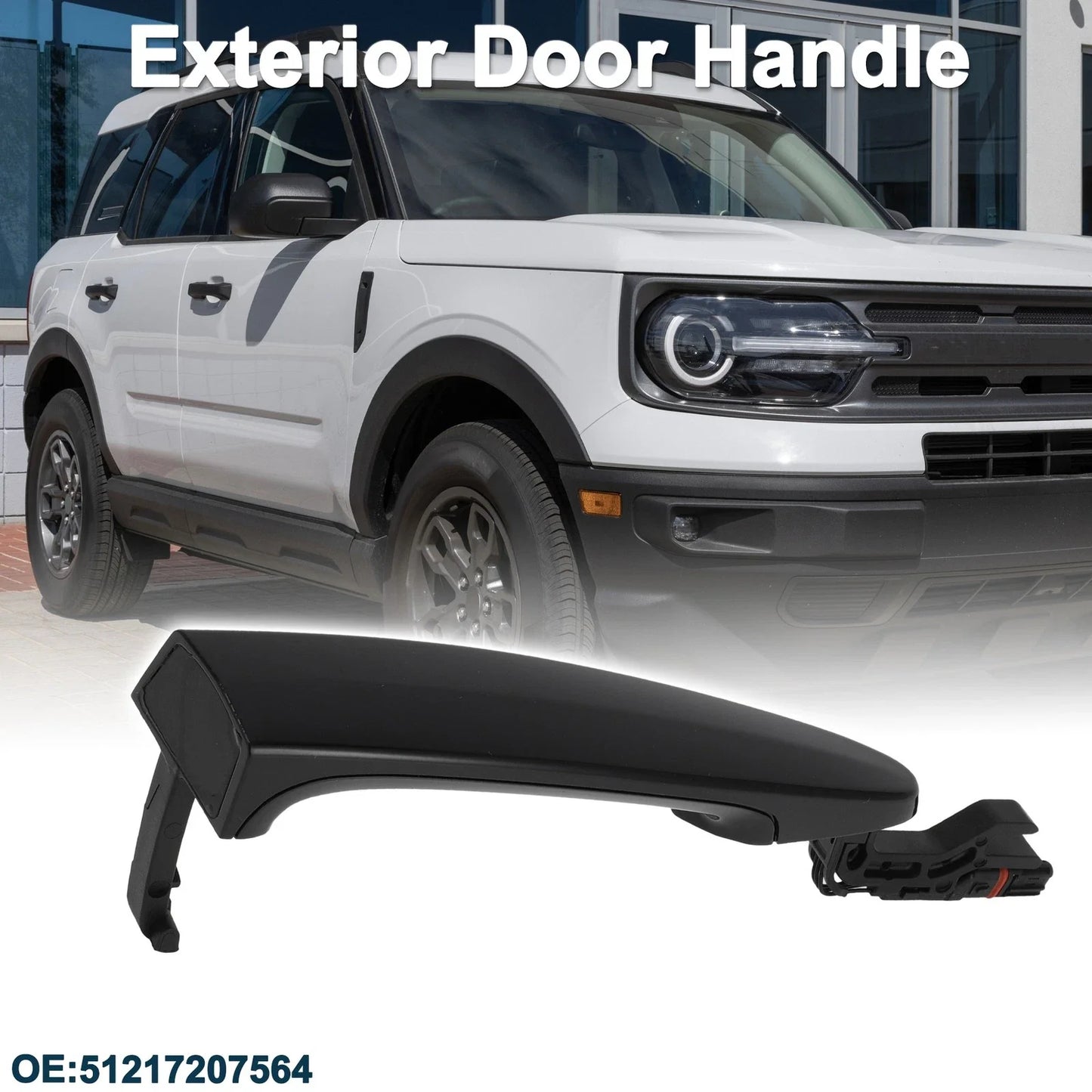 Front Right Exterior Door Handle for BMW X5 E70 E71 E72 Black