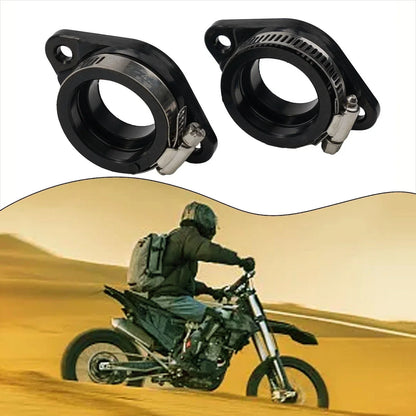 Manifold Boot / 28mm 30mm 2x / ATV Adapter Black Carb Flange for ATV Intake