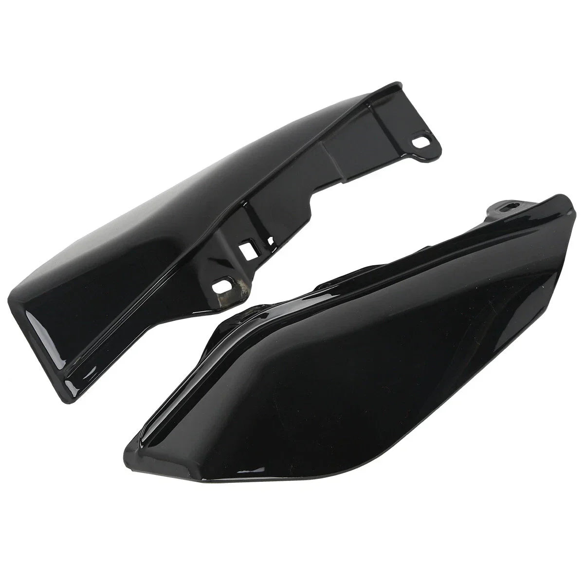 Black Mid-Frame Air Deflectors for Harley Touring Road Street Glide (2009-2023)