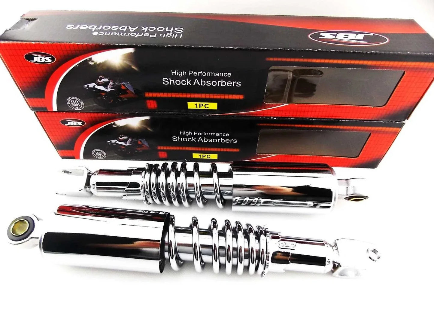 317mm JBS Chrome Rear Shock Absorbers for Honda CJ250T