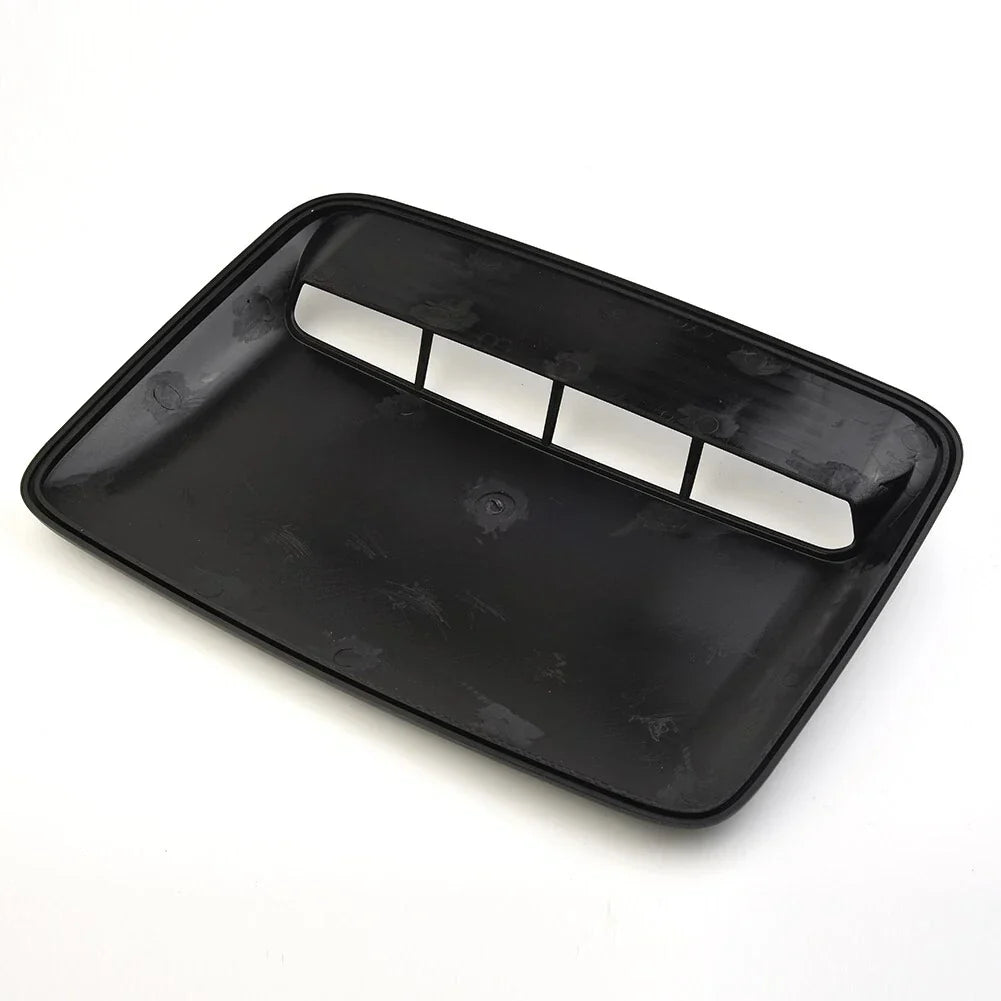 Hood Scoop Cover Air Flow Intake Bonnet Car Vent Gloss Black