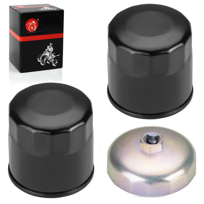 Oil Filter w/ Wrench 2 x Honda VF1000 VF500 VF700 VF750 VFR1200F (1982–2013)