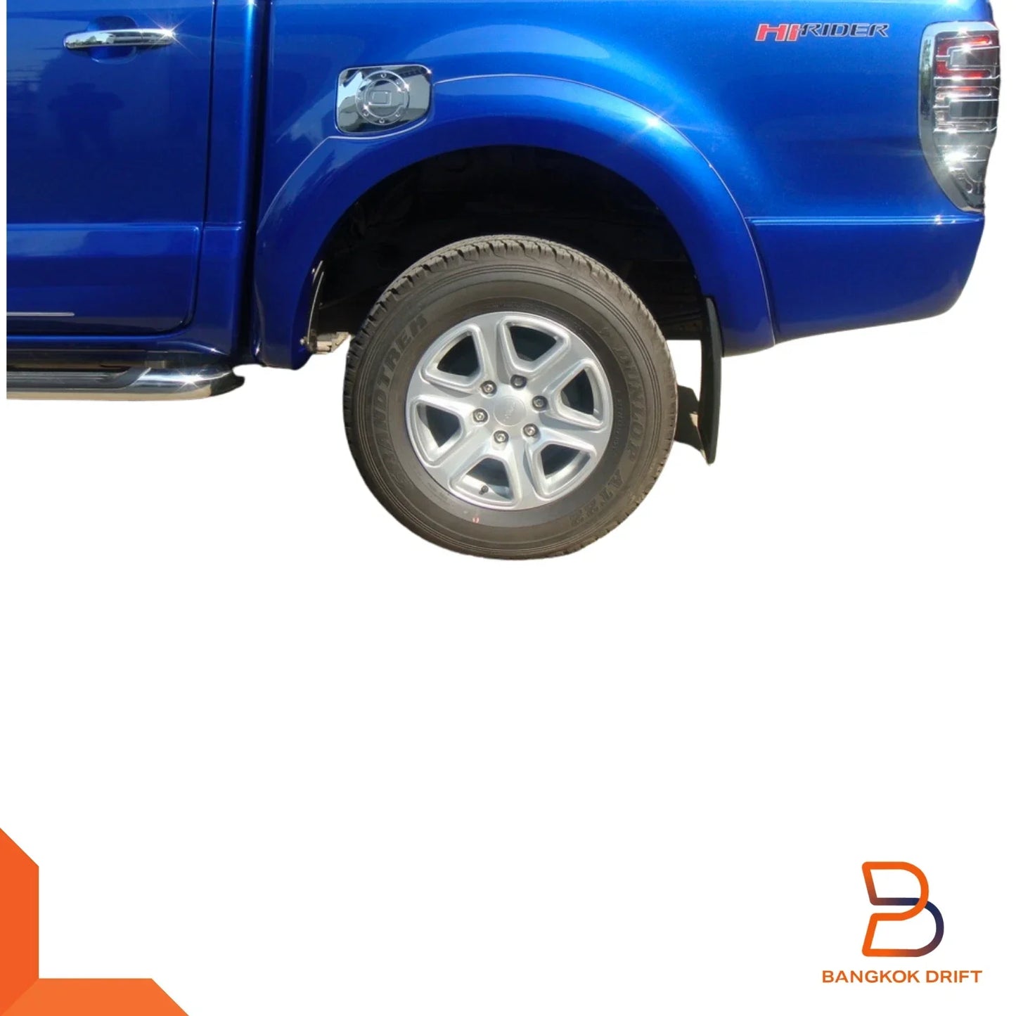 18G Silver Fender Flares for Ford Ranger Ute T6 PX (2012-2015)