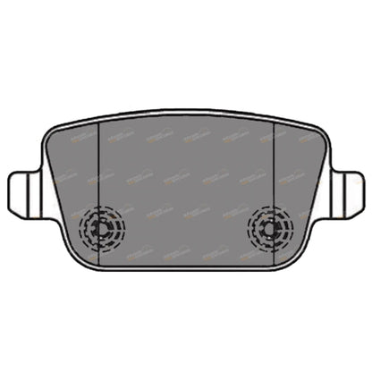 Rear Disc Brake Pad Set for Land Rover Freelander 2 (2007 - 2012)