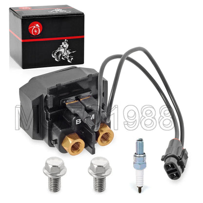 Starter Relay Solenoid w/Spark Plug for Yamaha Grizzly 600 YFM600 (1999–2001)
