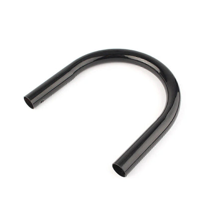 Black Stainless Steel Rear Seat Hoop Loop Frame Trim for Universal Cafe Racer