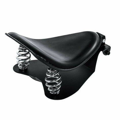 Black Motorcycle Bobber Solo Seat for Harley Sportster XL 883 1200 (2004-2023)