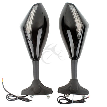 LED Turn Signal Rear-View Mirrors for Honda CBR1000RR CBR600RR (2004-2011)