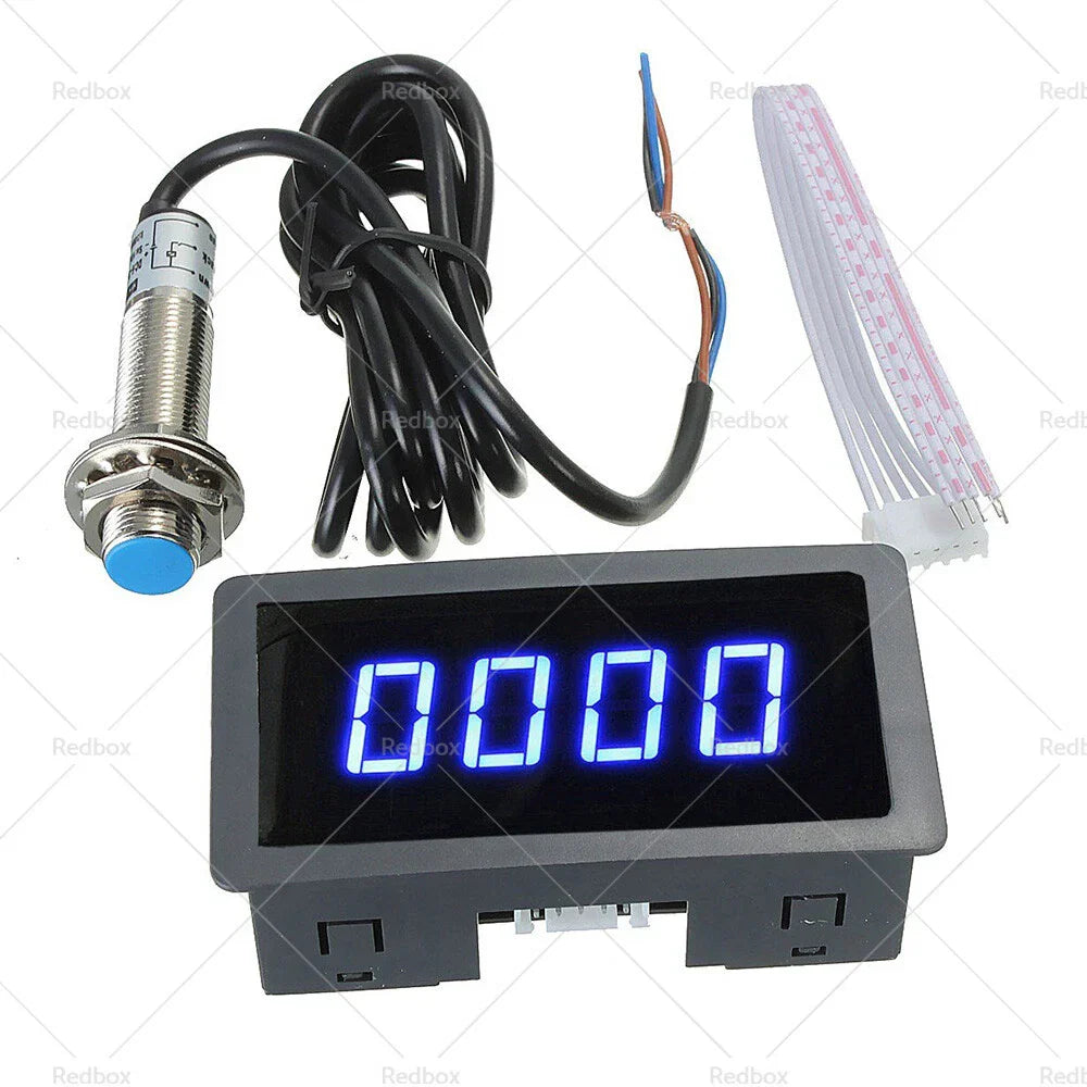 Digital LED Tachometer RPM Speed Meter Set for Car
