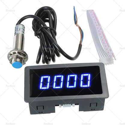 Digital LED Tachometer RPM Speed Meter Set for Car