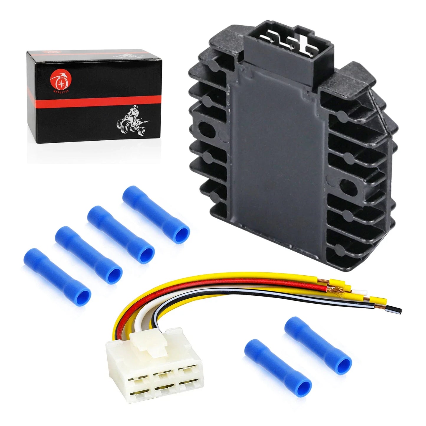 6 Pin Regulator Rectifier & Plug for Kawasaki ZX600 Ninja 600R (1994–1997)