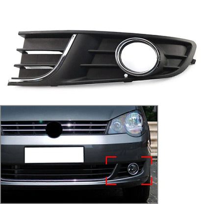 Left Black Fog Light Cover for VW Volkswagen Polo (2011-2013)