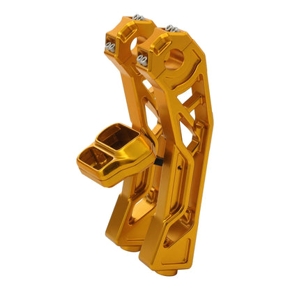 Handlebar Risers Gauge Mount for Harley Softail Fat Boy Low Rider (18-25)