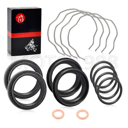 Dust Seals Oil Seals Clip Kit 41x53x8/10.5mm for Yamaha MT-07/XSR700 (2014–2023)