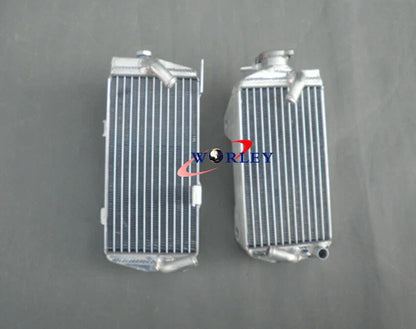 Aluminum Radiator + Blue Silicone Hose for Honda CRF450R (2015-2016)