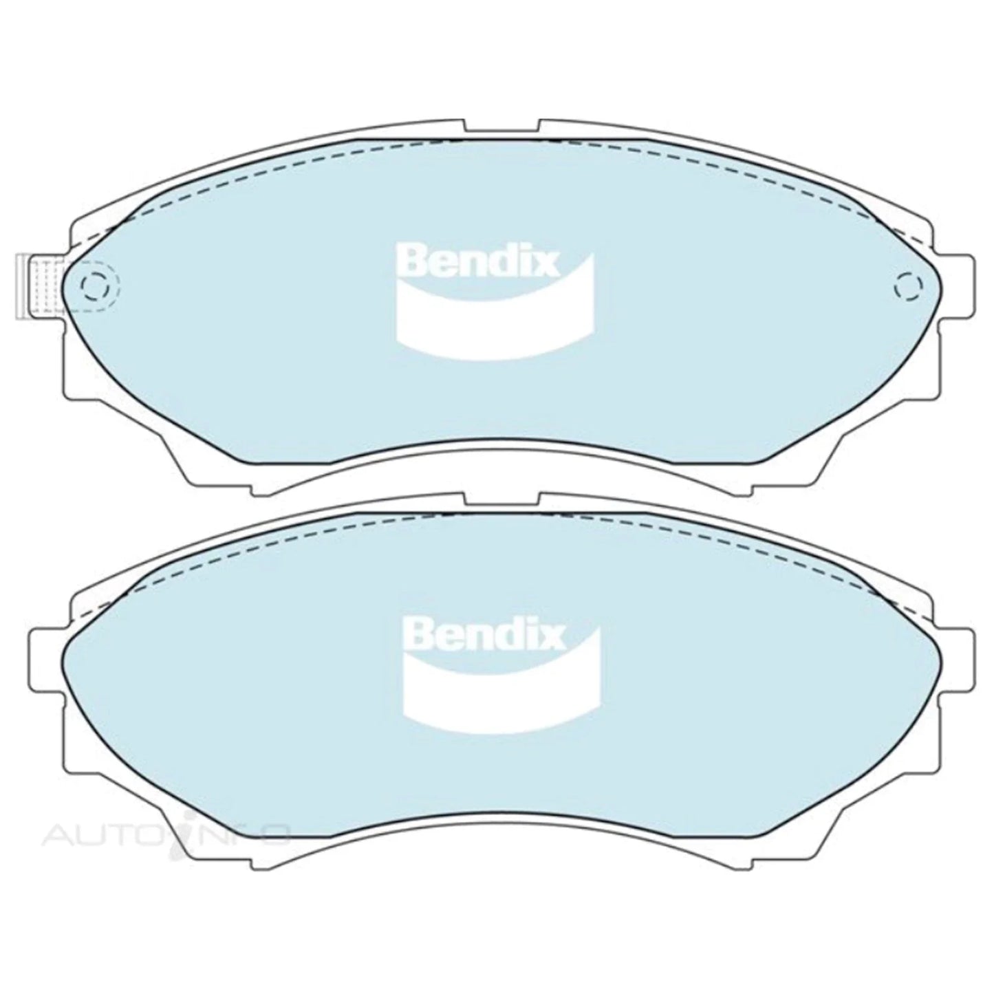 Brake Pad Set 4WD Front Disc for Mazda B4000 MJ (2005 - 2006)
