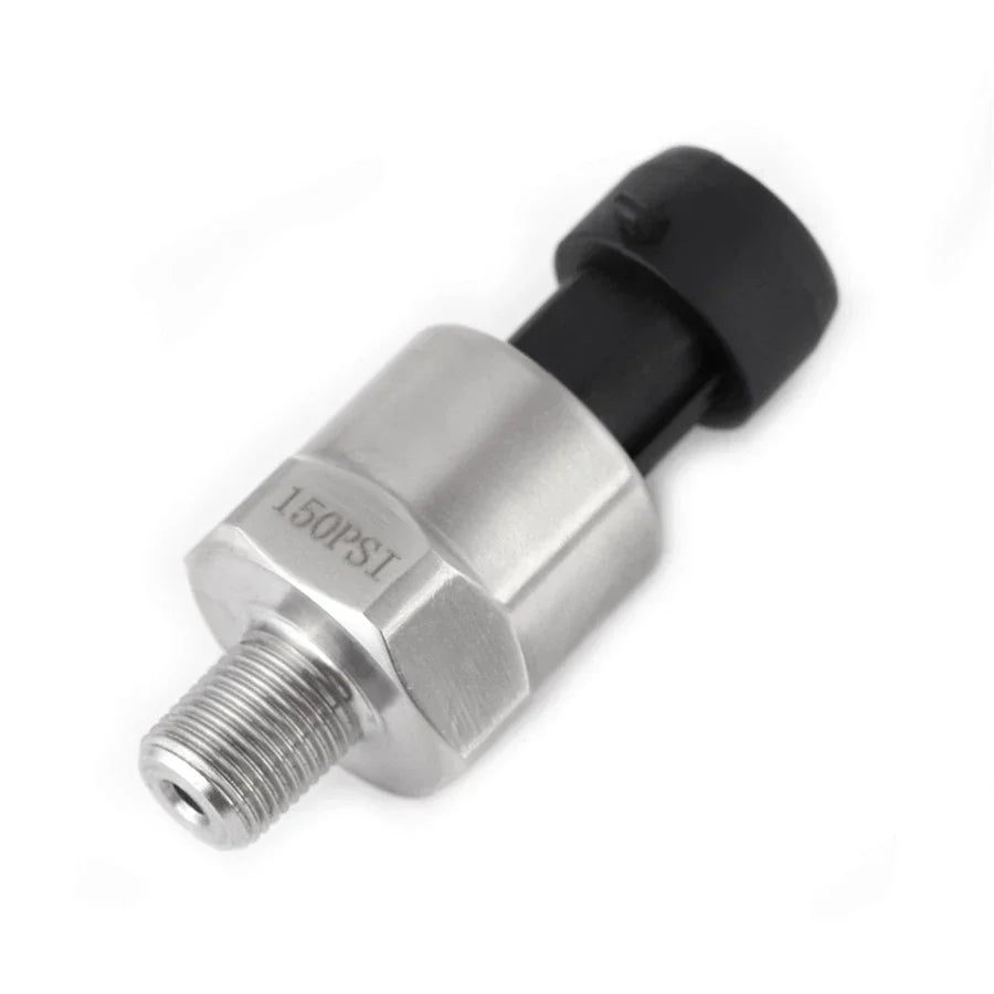 1/8" Pressure Sensor Gauge for Car Oil Fuel Air Water (0-150 PSI)