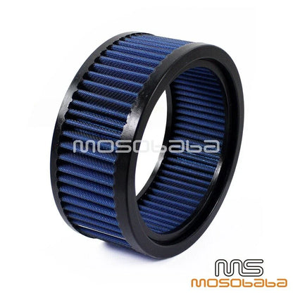 6" Round Blue Air Filter Cleaner for Harley Softail, Touring, Breakout (2012-2023)