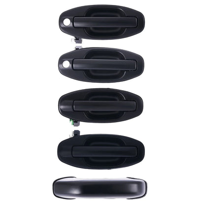 5pc Front Rear Left Right Outer Door Handle for Hyundai Santa Fe (2000–2006)