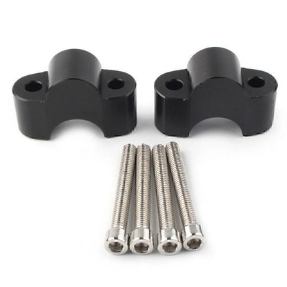 Black Handlebar Riser Adapters for Kawasaki Z900RS (2018-2020)