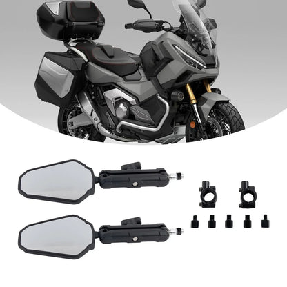 2 x Folding Rearview Mirrors for Motorcycles Enhance Your Riding Experience