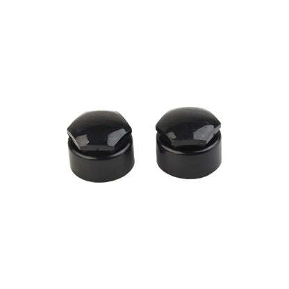 Black Wheel Nut Bolt Cover Cap / Pack of 24x 17MM / for Opel