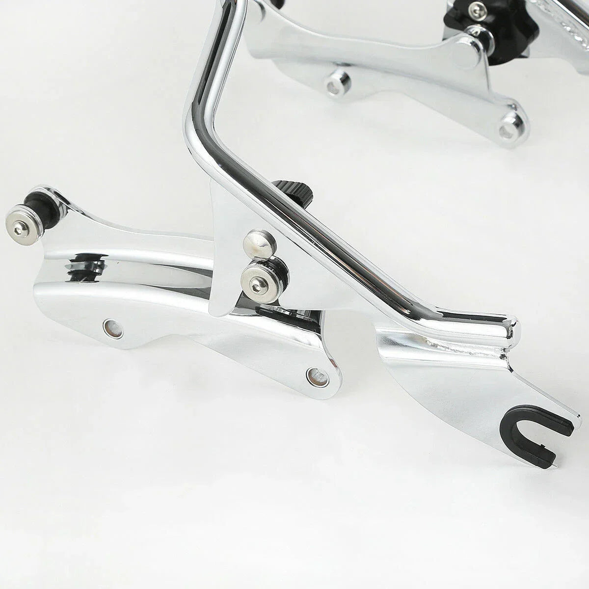 4 Point Docking Hardware Backrest Sissy Bar for Harley Touring FLHT (14-23)