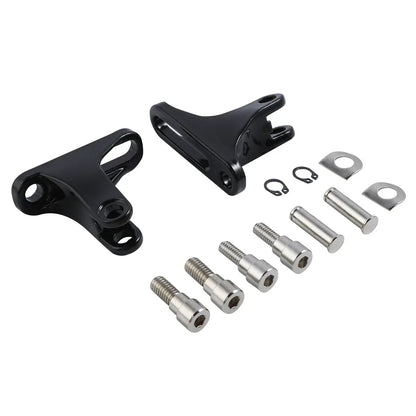 Black Passenger Footpeg for Harley Road King Street Electra Glide (1993-2025)