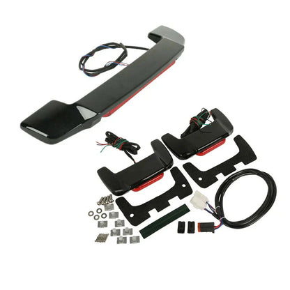 Saddlebag Lid Brake Light Spoilers for Harley-Davidson Road Glide (1997-2013)